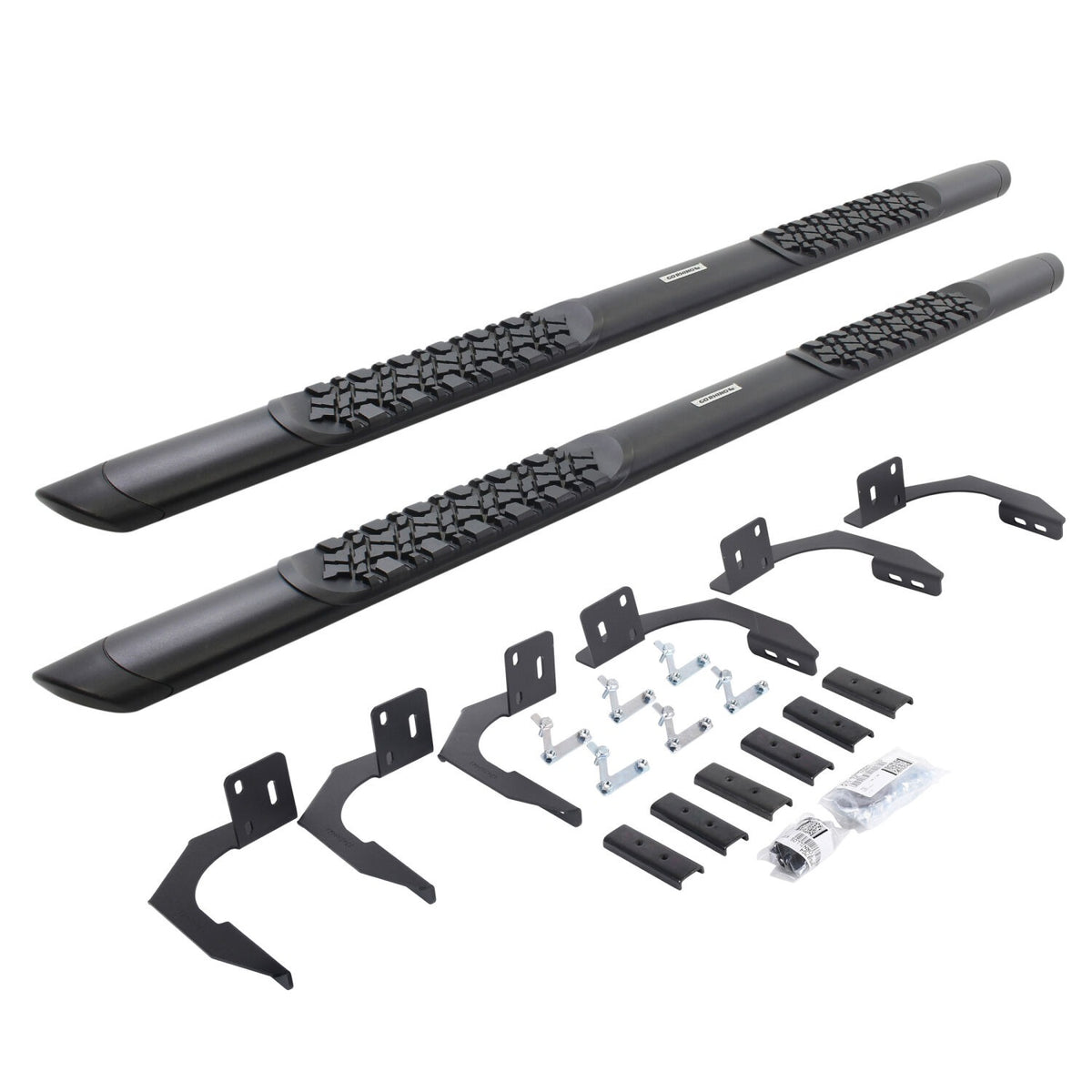 2009-2014 Ram 1500 V-Series V3 Aluminum Side Steps and Mounting Brackets Kit Textured Black (V3409980T) | Dirty Garage