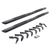 2015-2026 Colorado/Canyon V-Series V3 Aluminum Side Steps and Mounting Brackets Kit Textured Black (V3423580T) | Dirty Garage