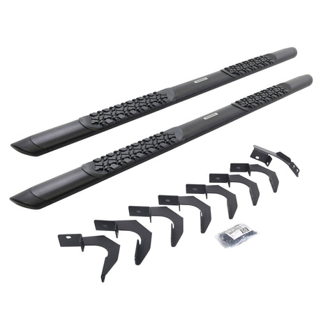 2015-2026 Colorado/Canyon V-Series V3 Aluminum Side Steps and Mounting Brackets Kit Textured Black (V3423580T) | Dirty Garage
