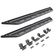 2018-2027 Wrangler Dominator Xtreme D6 Side Steps with Rocker Panel Mounting Brackets Kit, Powder Coated (D64506T) | Dirty Garage