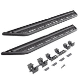 2018-2027 Wrangler Dominator Xtreme D6 Side Steps with Rocker Panel Mounting Brackets Kit, Powder Coated (D64506T) | Dirty Garage