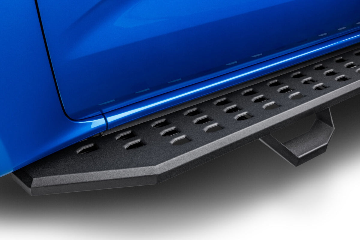 2016-2026 Ranger RB20 Running Boards with Mounting Brackets, 2 Pairs Drop Steps Kit, Textured Black (6903688020PC) | Dirty Garage