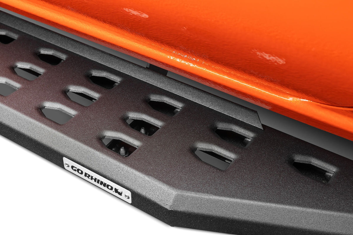 2024-2026 Tacoma RB20 Running Boards with Mounting Brackets Kit, Textured Black (69443280PC) | Dirty Garage