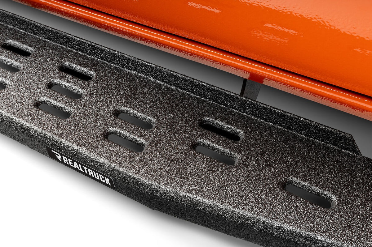 2024-2026 Tacoma RB30 Running Boards with Mounting Bracket Kit Double Cab Only, Protective Bedliner coating (69643280T) | Dirty Garage