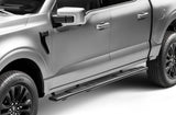 2015-2027 Superduty/F-150 5" OE Xtreme Low Profile Side Steps with Mounting Brackets Kit, Textured Black (685415587T) | Dirty Garage