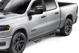 2019-2027 Ram 1500 Dominator Xtreme D2 Side Steps with Rocker Panel Mounting Bracket Kit, Textured Black (D224306T) | Dirty Garage