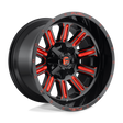 Fuel Hardline Gloss Black w/ Red Tint Wheel (D621) | Dirty Garage