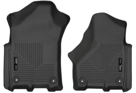 2019-2025 Ram 2500/3500 Crew/Mega Cab Weatherbeater Black Front Floor Liners | Dirty Garage