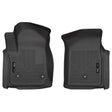 2019-2025 Silverado/Sierra 1500/2020-2025 Silverado/Sierra HD Regular Cab Weatherbeater Black Front Floor Liners | Dirty Garage