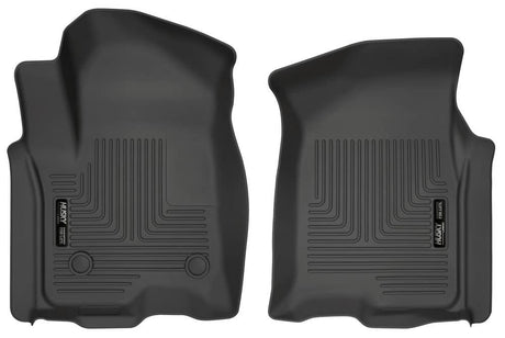 2019-2025 Silverado/Sierra 1500 Weatherbeater Black Front Floor Liners | Dirty Garage