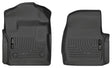2017-2025 Super Duty Regular Cab Weatherbeater Black Front Floor Liners | Dirty Garage