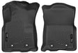 2018-2023 Tacoma Weatherbeater Black Front Floor Liners; With Automatic Transmission | Dirty Garage