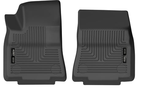 2020-2025 Tesla Y Weatherbeater Black Front Floor Liners | Dirty Garage