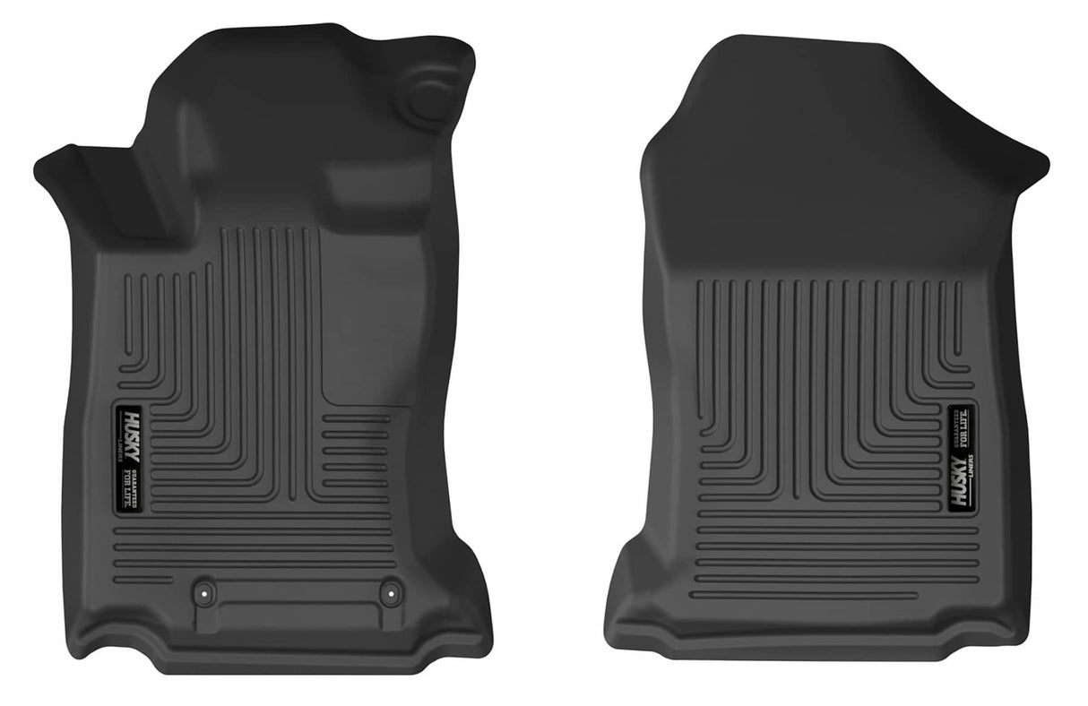 2020-2025 Legacy/Outback Weatherbeater Black Front Floor Liners | Dirty Garage