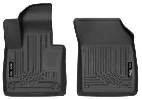 2016-2025 XC90 Weatherbeater Black Front Floor Liners | Dirty Garage
