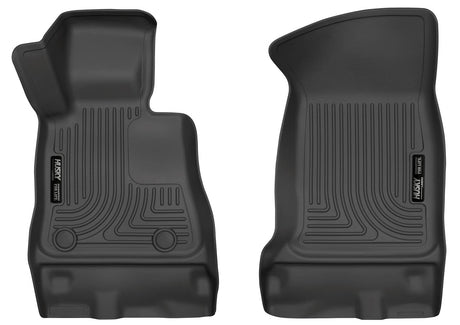2016-2024 Camaro Weatherbeater Black Front Floor Liners | Dirty Garage