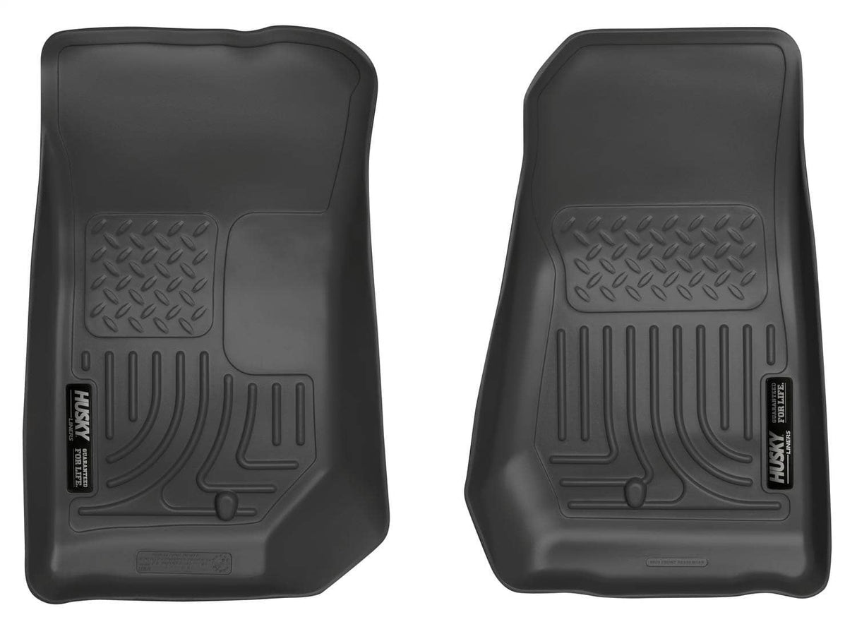 2007-2013 Wrangler JK Weatherbeater Black Front Floor Liners | Dirty Garage
