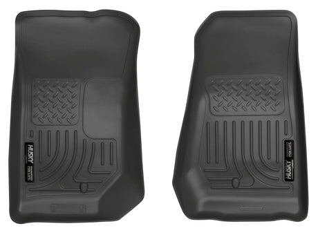 2007-2013 Wrangler JK Weatherbeater Black Front Floor Liners | Dirty Garage