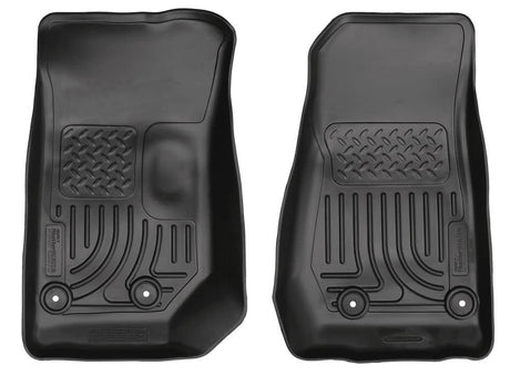 2014-2018 Wrangler JK Weatherbeater Black Front Floor Liners | Dirty Garage