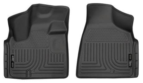 2008-2020 Grand Caravan/Town & Country Weatherbeater Black Front Floor Liners | Dirty Garage