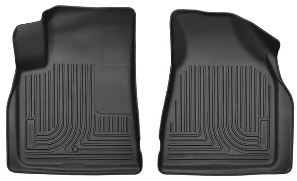 2007-2017 Traverse/Acadia/Enclave Weatherbeater Black Front Floor Liners | Dirty Garage