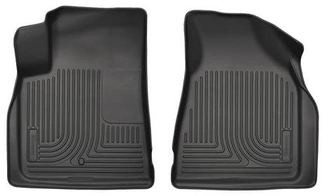 2007-2017 Traverse/Acadia/Enclave Weatherbeater Black Front Floor Liners | Dirty Garage