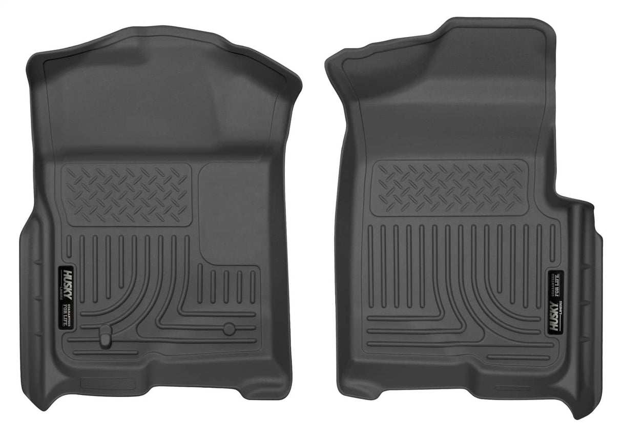 2009-2014 F150 Weatherbeater Black Front Floor Liners | Dirty Garage