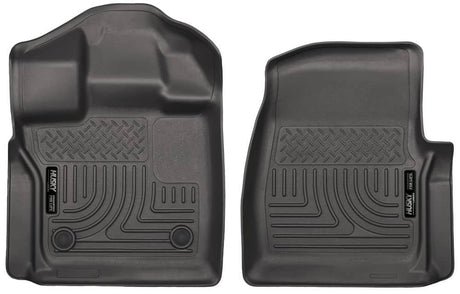 2015-2025 F150 Regular Cab Weatherbeater Black Front Floor Liners | Dirty Garage