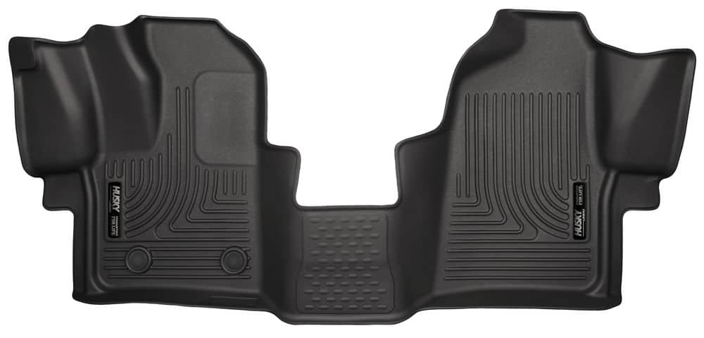 2015-2021 Transit 150/250/350 Weatherbeater Black Front Floor Liners | Dirty Garage