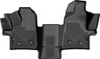 2022-2025 Transit Weatherbeater Black Front Floor Liner with Vinyl Floor | Dirty Garage