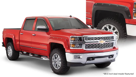 2014-2018 Silverado 1500/ 2015-2019 Silverado HD Pocket Style Flares (4) | Dirty Garage