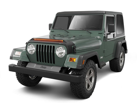 1997-2006 Wrangler Aeroskin Lightshield Pro Hood Protector - View 2 | Dirty Garage