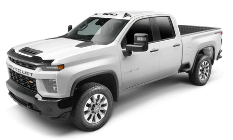 2020-2025 Silverado HD Smoke Aeroskin Hood Protector - View 2 | Dirty Garage