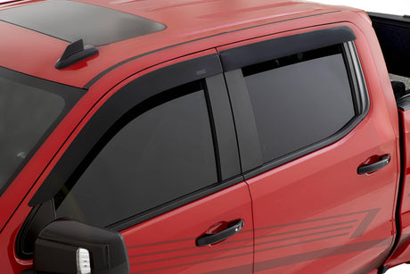 2019-2025 Silverado/Sierra Crew Cab Low Profile Smoke Ventvisors | Dirty Garage