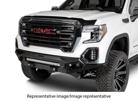 2020-2025 Sierra HD Matte Black Aeroskin Hood Protector - View 2 | Dirty Garage