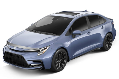 2020-2025 Corolla Chrome Aeroskin Hood Protector - View 2 | Dirty Garage