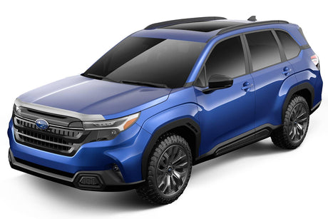 2025 Forester Chrome Aeroskin Hood Protector - View 2 | Dirty Garage