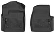 2017-2025 Super Duty Regular Cab X-Act Black Front Floor Liners | Dirty Garage