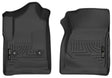 2014-2018 Silverado/Sierra Regular Cab 1500/2015-2019 HD X-Act Black Front Floor Liners | Dirty Garage