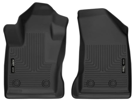 2017-2025 Compass X-Act Black Front Floor Liners with Passenger Side Retaining Posts | Dirty Garage