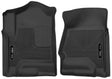 2014-2018 Silverado/Sierra Extended/Crew Cab 1500/2015-2019 HD X-Act Black Front Floor Liners | Dirty Garage