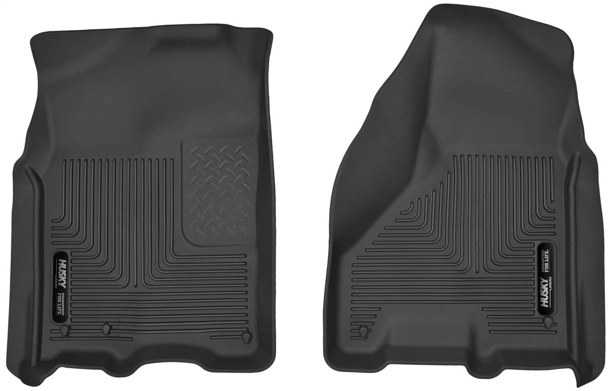 2009-2018 Ram 1500 Crew & 2010-2018 Ram 2500/3500 Crew/Mega Cab X-Act Black Front Floor Liners | Dirty Garage