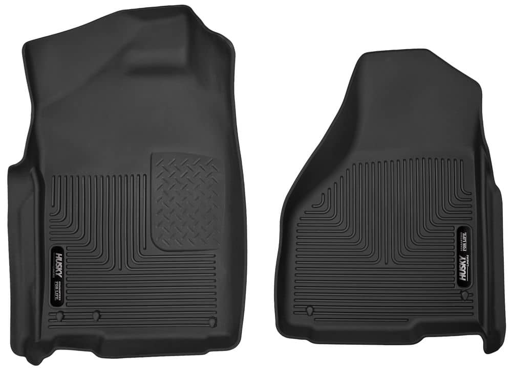 2002-2024 Dodge Ram 1500/2500/3500 X-Act Black Front Floor Liners | Dirty Garage