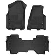 2019-2024 Ram 1500 Quad Cab X-Act Black Front & Second Row Floor Liners | Dirty Garage