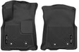 2018-2023 Tacoma X-Act Black Front Floor Liners with Automatic Transmission | Dirty Garage