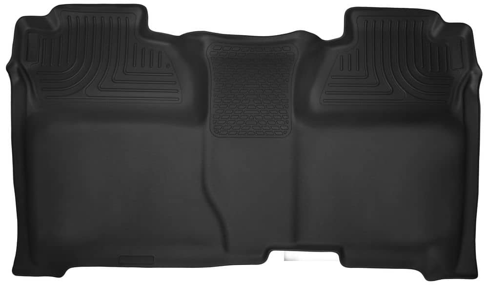 2014-2018 Silverado/Sierra Crew Cab 1500/ 2015-2019 HD X-Act Black Second Row Floor Liners; Full Coverage | Dirty Garage