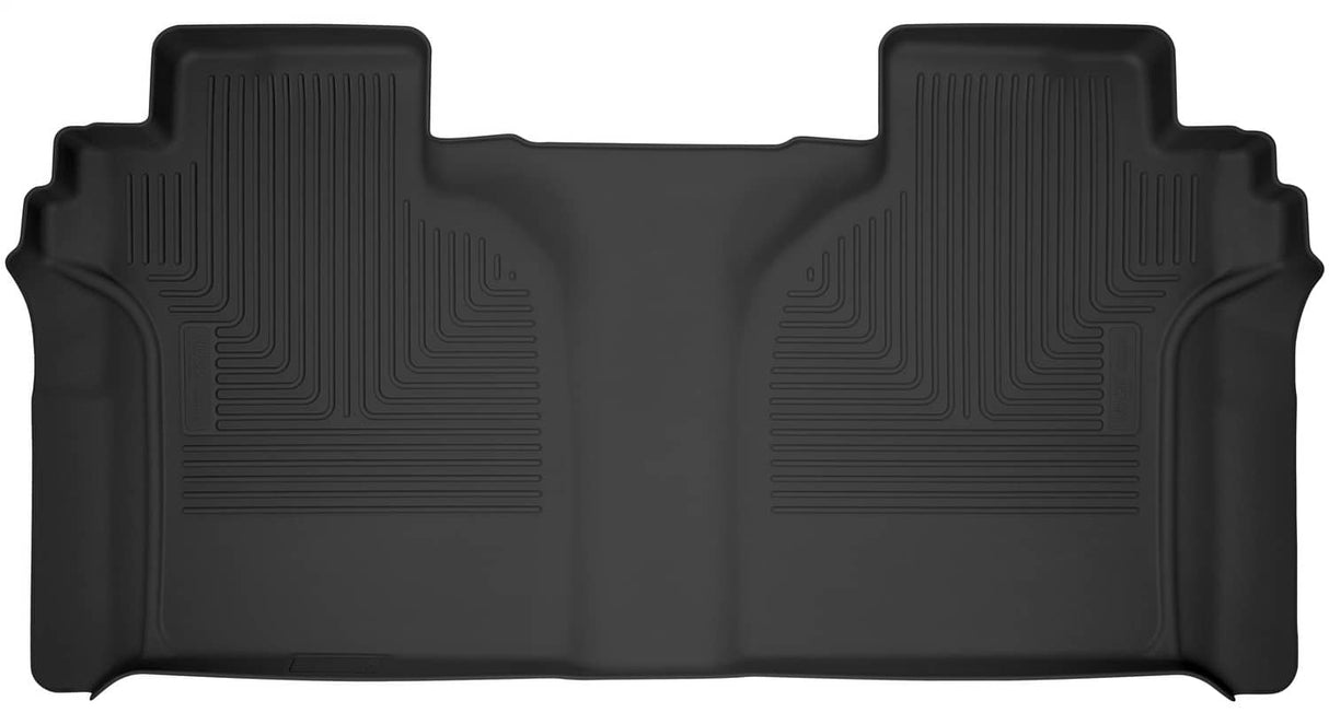 2019-2025 Silverado/Sierra 1500/HD Crew Cab X-Act Black Rear Floor Liner | Dirty Garage