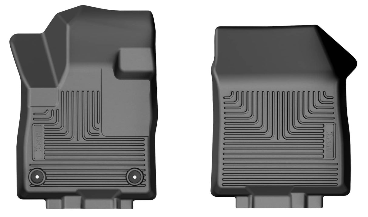 2024-2025 Nautilus X-Act Black Front Floor Liners | Dirty Garage