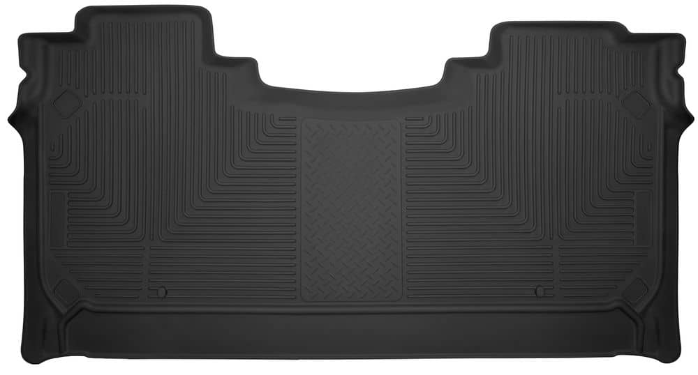2019-2025 Ram 1500 Crew Cab with Factory Storage Box X-Act Black Second Row Floor Liner | Dirty Garage