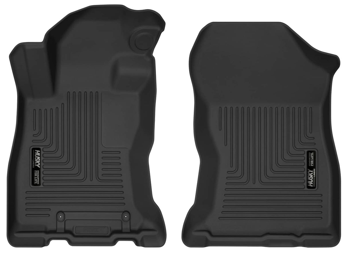 2019-2025 Forester Black X-Act Front Floor Liners | Dirty Garage